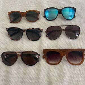 Lot of Goodr, Quay and Diff sunglasses.